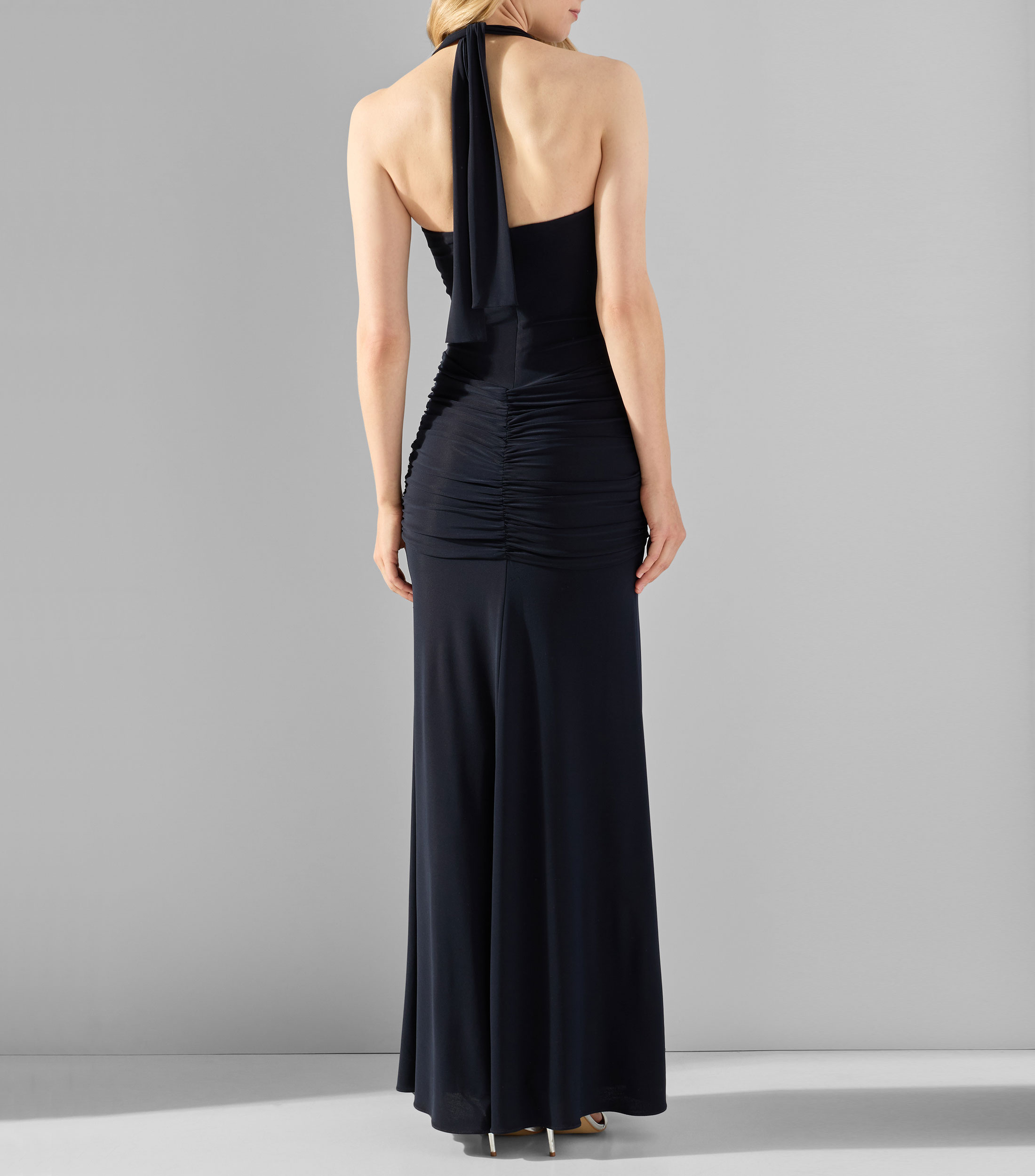 Vestido de fiesta largo liso Mujer